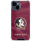 Florida State University Red Jersey iPhone 14 Plus Clear Case