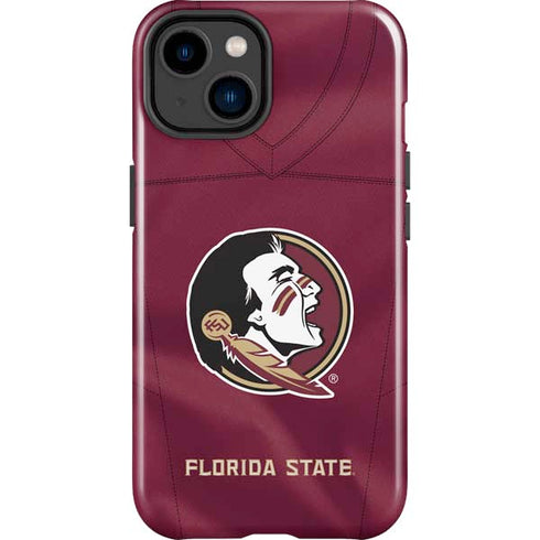 Florida State University Red Jersey iPhone 14 Plus Impact Case