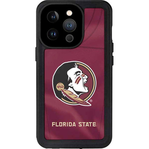 Florida State University Red Jersey iPhone 14 Pro Waterproof Case