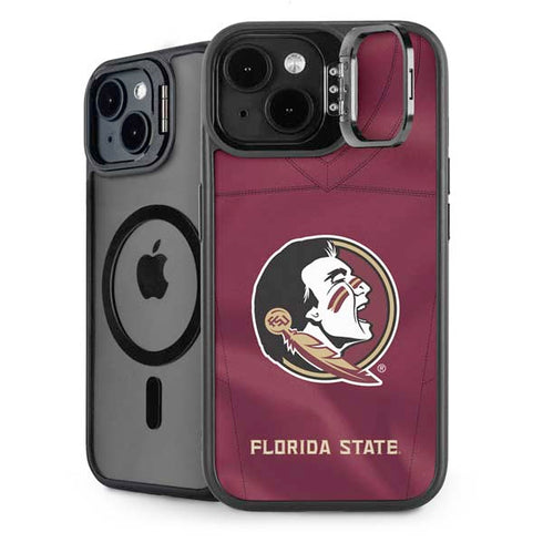 Florida State University Red Jersey iPhone 15 Kickstand Case