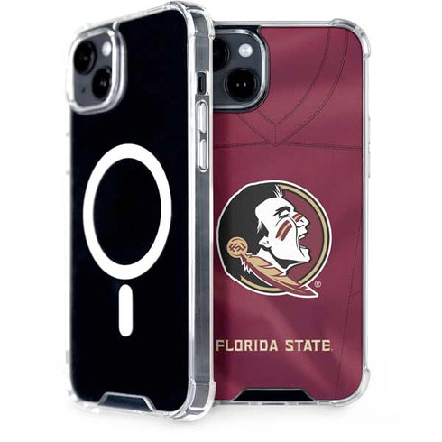 Florida State University Red Jersey iPhone 15 MagSafe Case