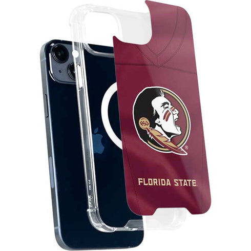 Florida State University Red Jersey iPhone 15 MagSafe Case