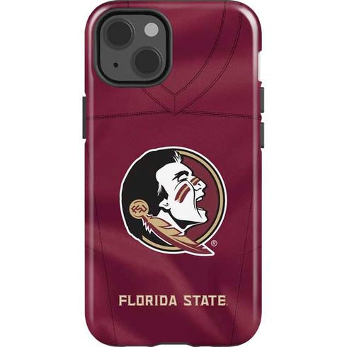 Florida State University Red Jersey iPhone 15 Plus Impact Case