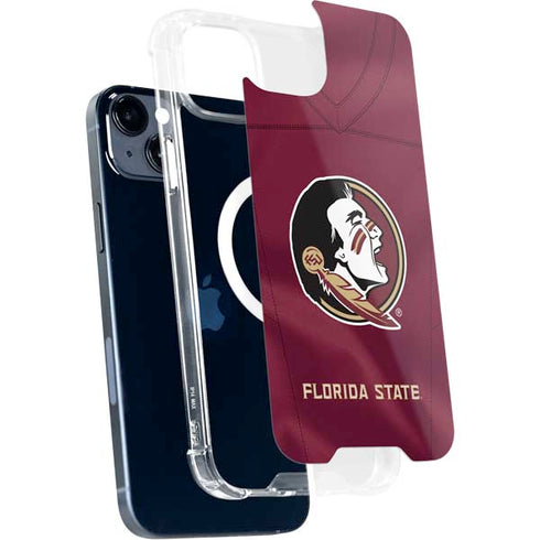 Florida State University Red Jersey iPhone 15 Plus MagSafe Case