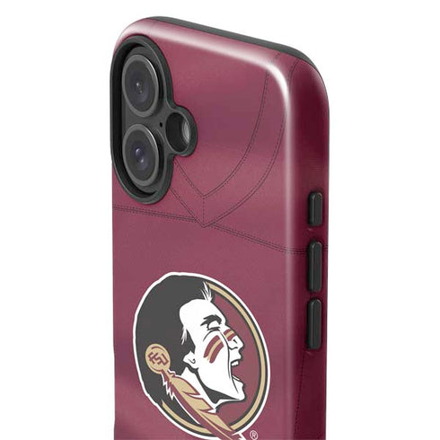 Florida State University Red Jersey iPhone 16 Plus Impact Case