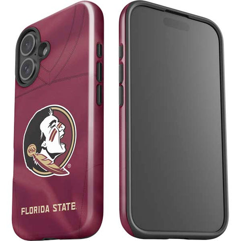 Florida State University Red Jersey iPhone 16 Plus Impact Case