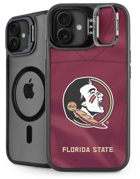 Florida State University Red Jersey iPhone 16 Plus Kickstand Case