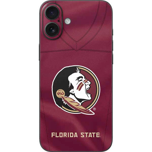 Florida State University Red Jersey iPhone 16 Plus Skin