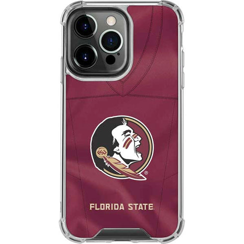 Florida State University Red Jersey iPhone 16 Pro Clear Case