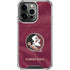 Florida State University Red Jersey iPhone 16 Pro Clear Case
