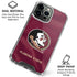 Florida State University Red Jersey iPhone 16 Pro Clear Case