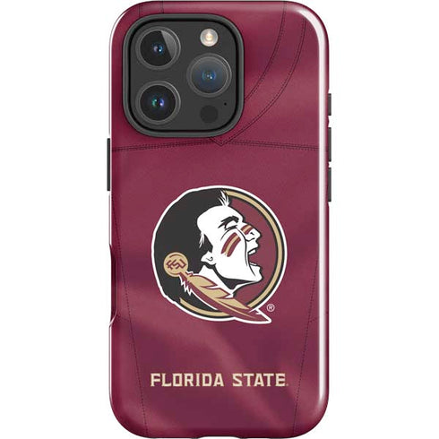 Florida State University Red Jersey iPhone 16 Pro Impact Case