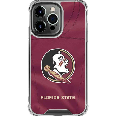 Florida State University Red Jersey iPhone 16 Pro Max Clear Case