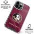 Florida State University Red Jersey iPhone 16 Pro Max Clear Case