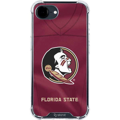 Florida State University Red Jersey iPhone 16e Clear Case