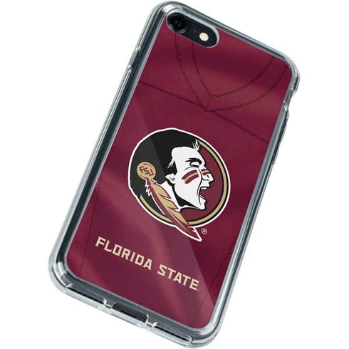 Florida State University Red Jersey iPhone SE (2nd & 3rd Gen) Clear Case