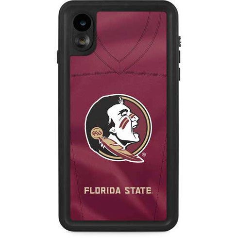 Florida State University Red Jersey iPhone XR Waterproof Case