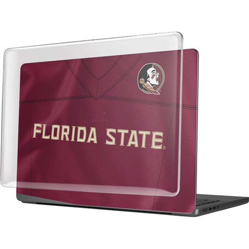 Florida State University Red Jersey MacBook Pro 14in (2021-24) Case plus Skin