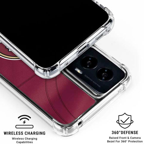 Florida State University Red Jersey Moto G Power 5G (2024) Clear Case
