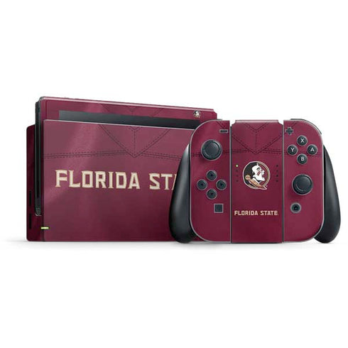 Florida State University Red Jersey Nintendo Switch Bundle Skin