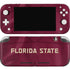 Florida State University Red Jersey Nintendo Switch Lite Skin