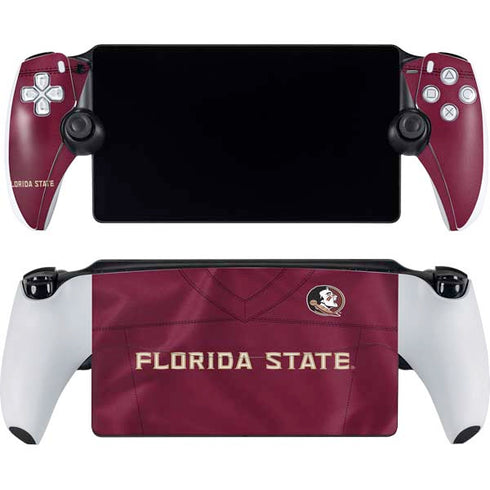 Florida State University Red Jersey PlayStation Portal Remote Player Skin