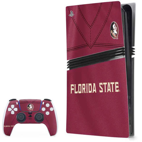 Florida State University Red Jersey PlayStation PS5 Skins