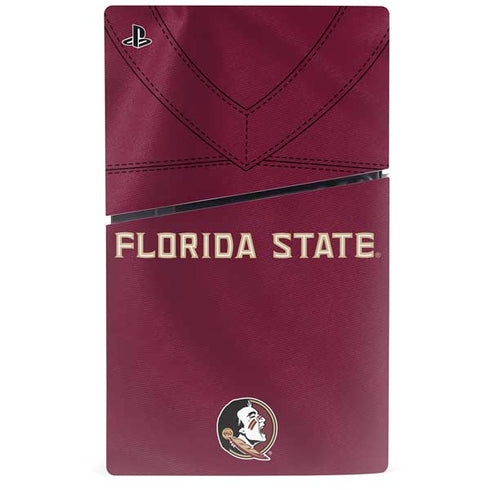 Florida State University Red Jersey PS5 Slim Digital Edition Console Skin
