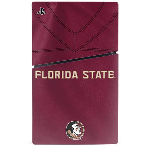 Florida State University Red Jersey PS5 Slim Disk Bundle Skin