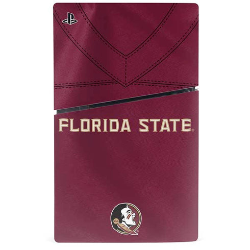 Florida State University Red Jersey PS5 Slim Disk Console Skin