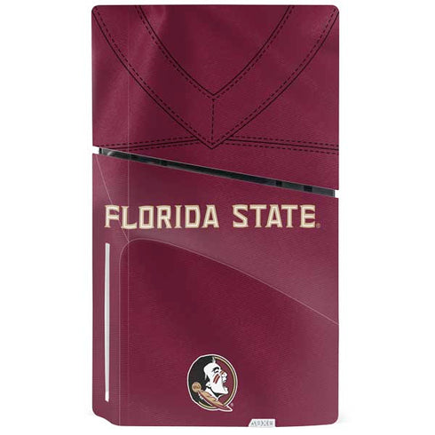 Florida State University Red Jersey PS5 Slim Disk Console Skin