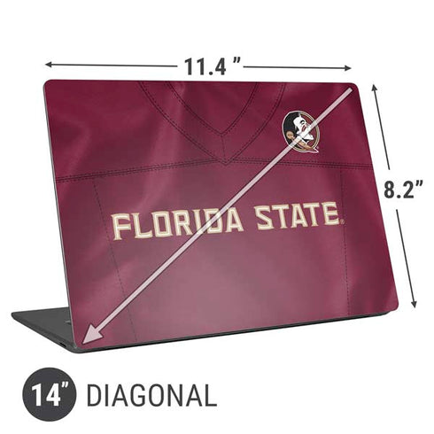 Florida State University Red Jersey Universal Laptop 14in (11.4 x 8.2in) Skin