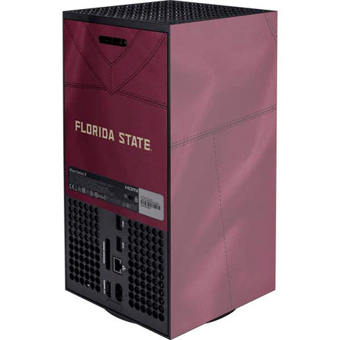 Florida State University Red Jersey Xbox Series X Console Skin