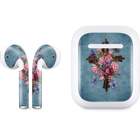 Flower Cross by Brigid Ashwood Apple AirPods Skin