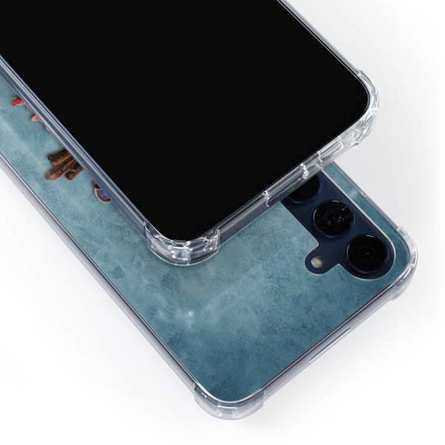 Flower Cross by Brigid Ashwood Galaxy A35 5G Clear Case