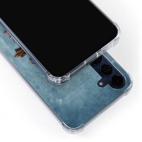 Flower Cross by Brigid Ashwood Galaxy A55 5G Clear Case