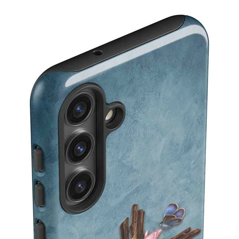 Flower Cross by Brigid Ashwood Galaxy S25 Impact Case