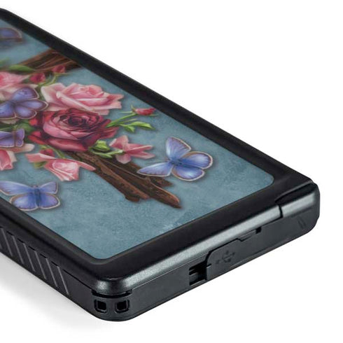 Flower Cross by Brigid Ashwood Galaxy S24 Ultra Waterproof Case