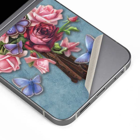 Flower Cross by Brigid Ashwood Galaxy Z Flip6 Skin