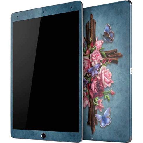 Flower Cross by Brigid Ashwood iPad Skins