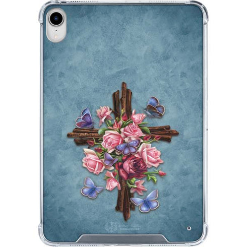 Flower Cross by Brigid Ashwood iPad 11th Gen (2025) Clear Case