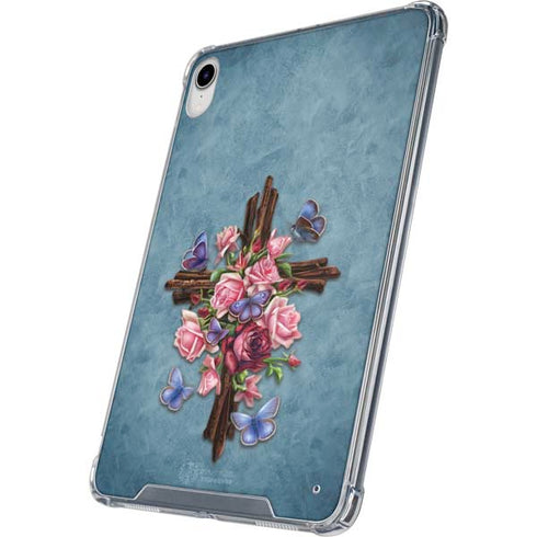 Flower Cross by Brigid Ashwood iPad 11th Gen (2025) Clear Case