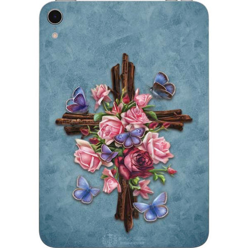 Flower Cross by Brigid Ashwood Apple iPad Mini Skin
