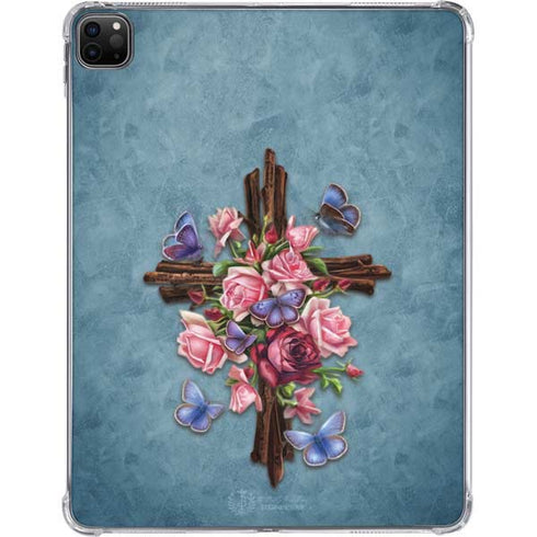 Flower Cross by Brigid Ashwood iPad Pro 11in (2024) Clear Case