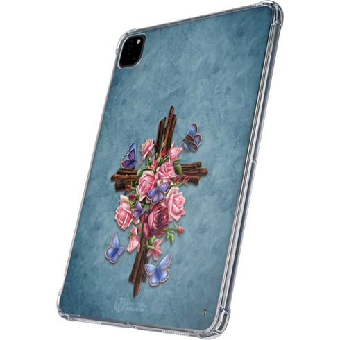 Flower Cross by Brigid Ashwood iPad Pro 11in (2024) Clear Case