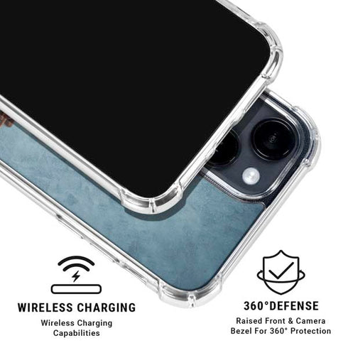 Flower Cross by Brigid Ashwood iPhone 15 Clear Case