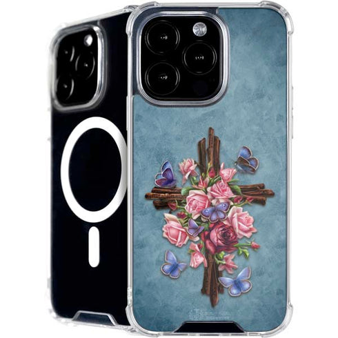 Flower Cross by Brigid Ashwood iPhone 16 Pro MagSafe Case