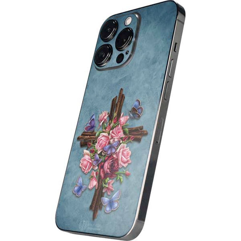 Flower Cross by Brigid Ashwood iPhone 16 Pro Max Skin