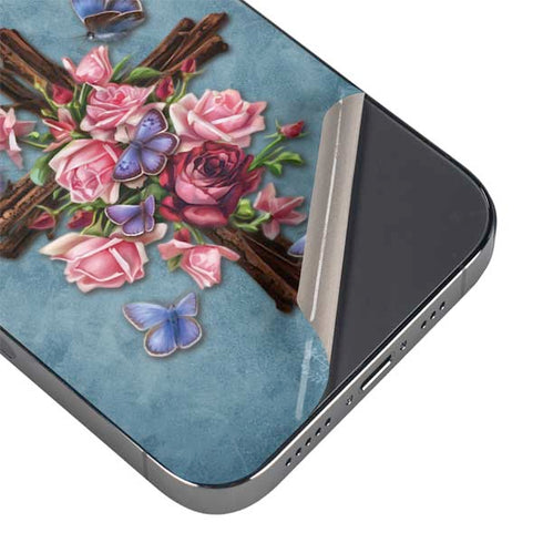 Flower Cross by Brigid Ashwood iPhone 16 Pro Skin