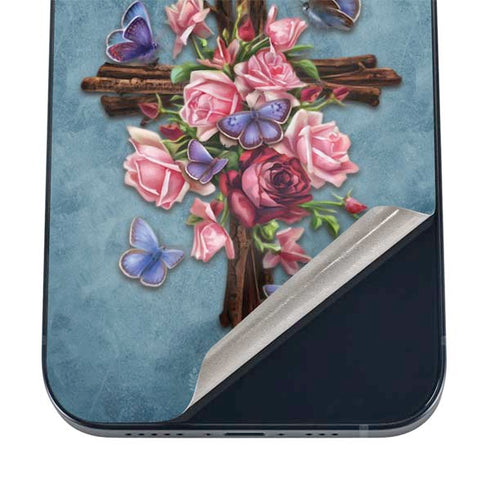 Flower Cross by Brigid Ashwood iPhone 16 Skin